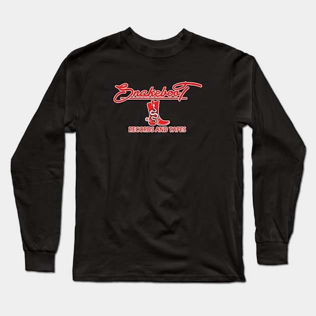 Snakeboot Records And Tapes Long Sleeve T-Shirt by The Dead Heads